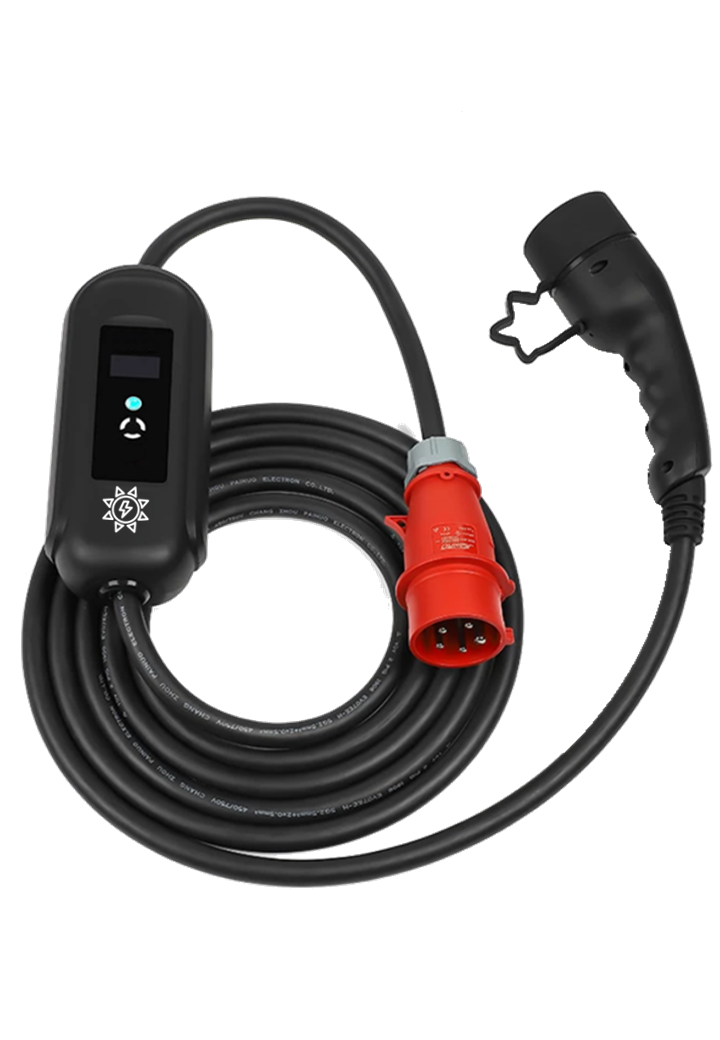 Wallbox / Mobiles Ladegerät / 11 KW / Inklusive Adapter / Optima-Portable / Statisches-Lastmanagement