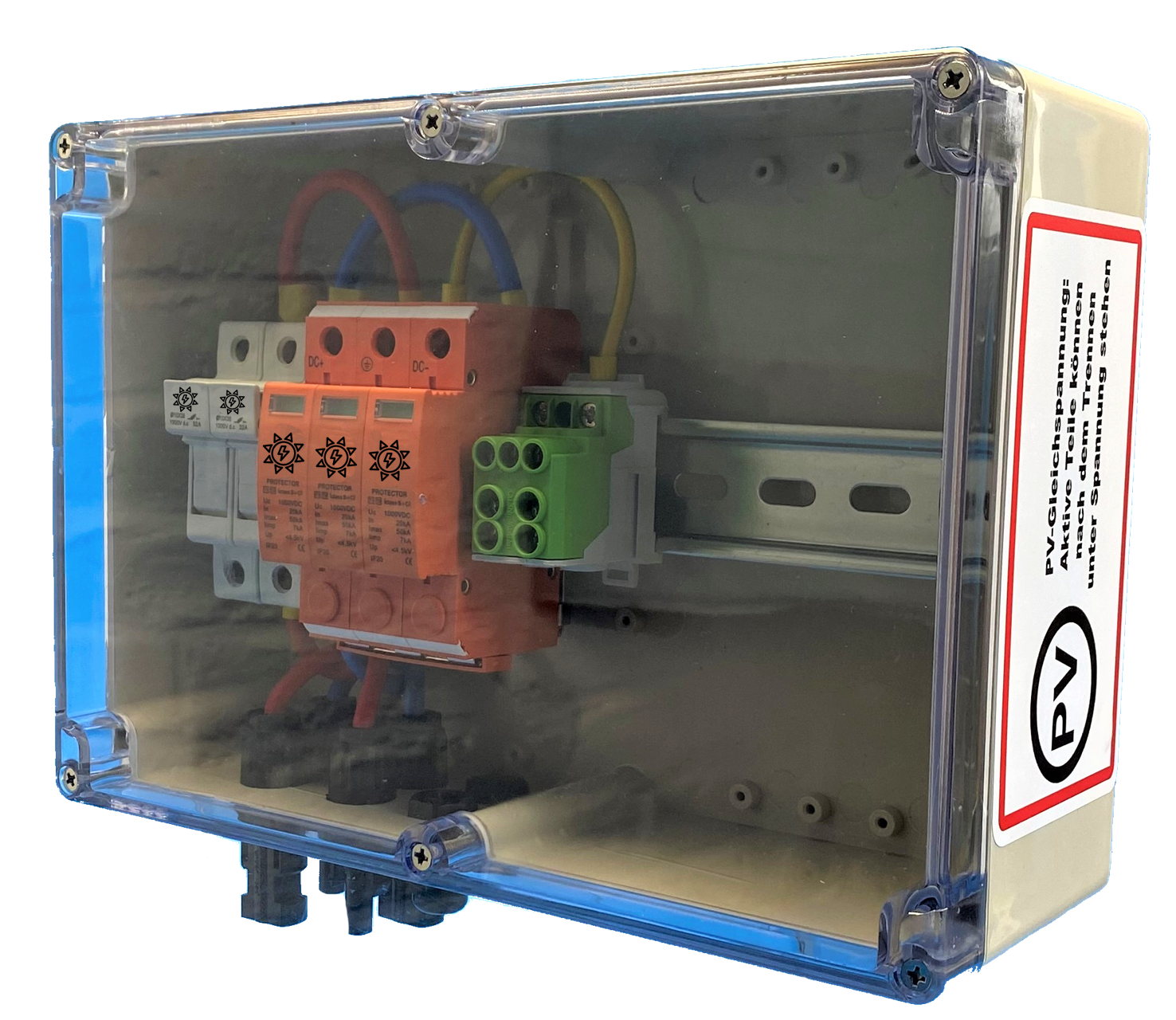 PHOENIX-CONTACT Sunclix / GAK / GENERATOR-ANSCHLUSSKASTEN / DC 1-STRING / Inkl. Sicherungstrennschalter / T1+T2 / T2 / ÜBERSPANNUNGSSCHUTZ