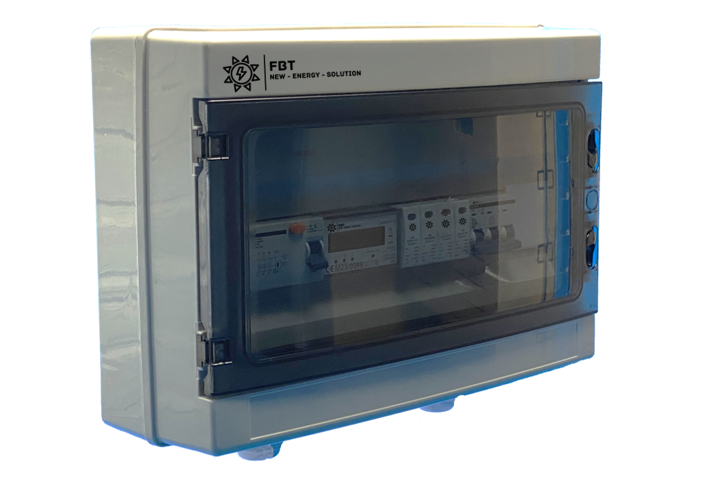 Unterverteiler für Wallboxen 11 / 22 Kw. inkl. FI Typ B -Allstromsensitiv- und Überspannungsschutz / Optional: MID-Geeichter Zähler