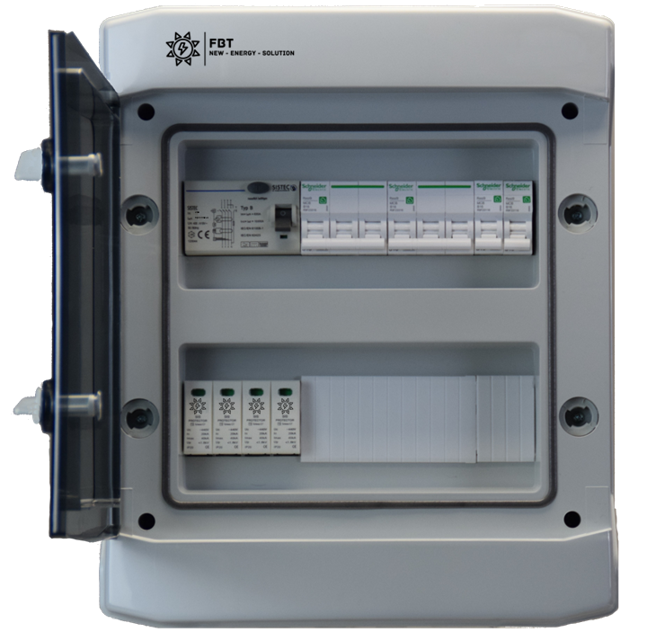 Anschlussverteiler für Wärmepumpen / Light-Series / FI-Typ B / Überspannungsschutz / §14a EnWG
