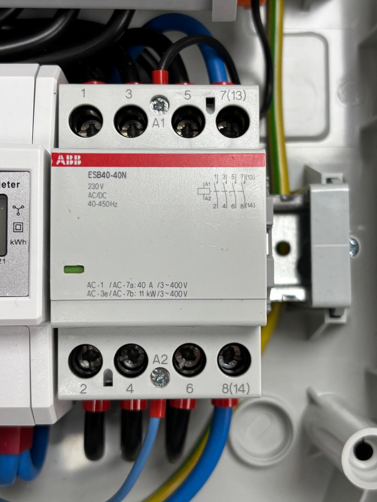 Anschlussverteiler für Wärmepumpen / Unterverteiler Wärmepumpe / MID-Zähler / FI-Typ B / Überspannungsschutz / §14a EnWG