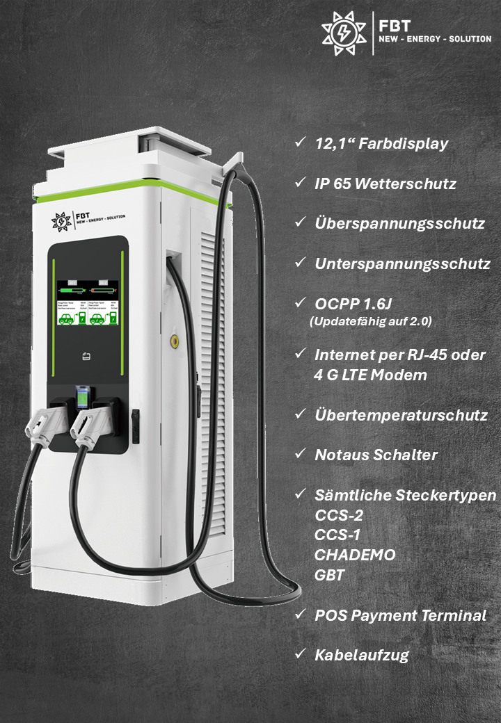 Supercharger 60-300 KW / PRO-LINE / DC Ladestation / Schnellladegerät / Eichrechtskonform