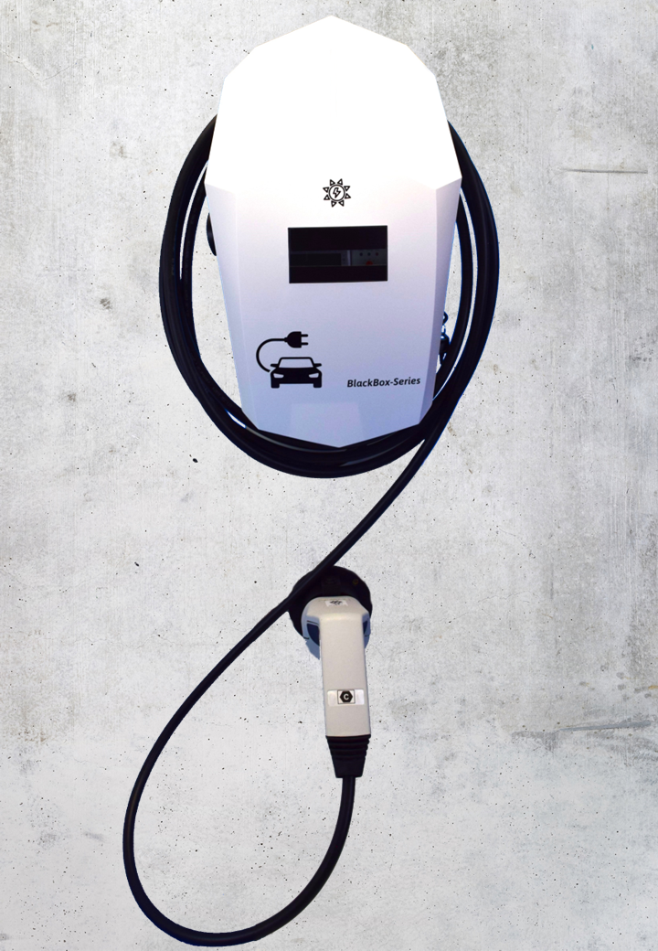 Ladestation / Wallbox 22 KW / BLACKBOX-PRO / WHITE-EDITION / Typ 2 / MODBUS / Solarüberschuss Laden / EVCC.IO-Kompatibel / Lastmanagement / Schukosteckdose / MID-Geeichter Stromzähler / APP - Smartsteuerung / §14a EnWG Konform