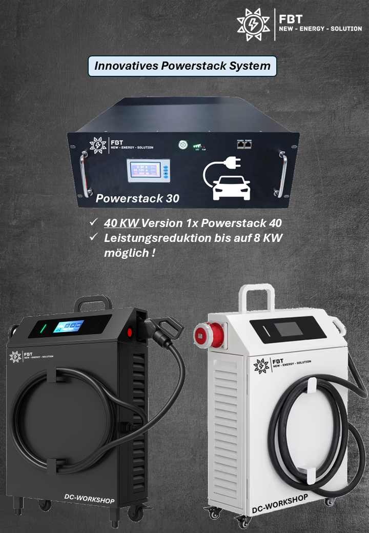 DC-WORKSHOP / Mobilersupercharger 40 KW / Schnellladegerät Mobil / Mobile Werkstatt Ladelösung
