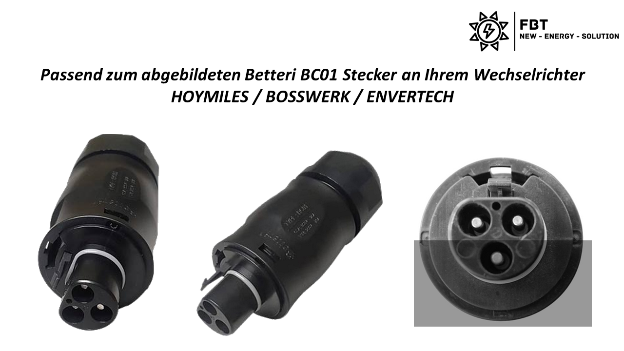 Einspeisesteckdose HOYMILES / BOSSWERK / ENVERTECH / BETTERI BC01 / Energiemessung über APP