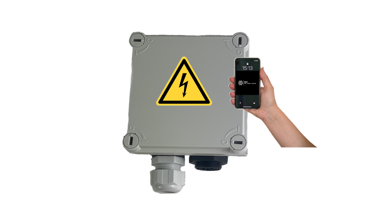 Einspeisesteckdose Wieland RST20 mit Energiemessung - WLAN / Stromzähler / Aufputz-Steckdose für Mini-PV, Balkonkraftwerk / Solo-Connect