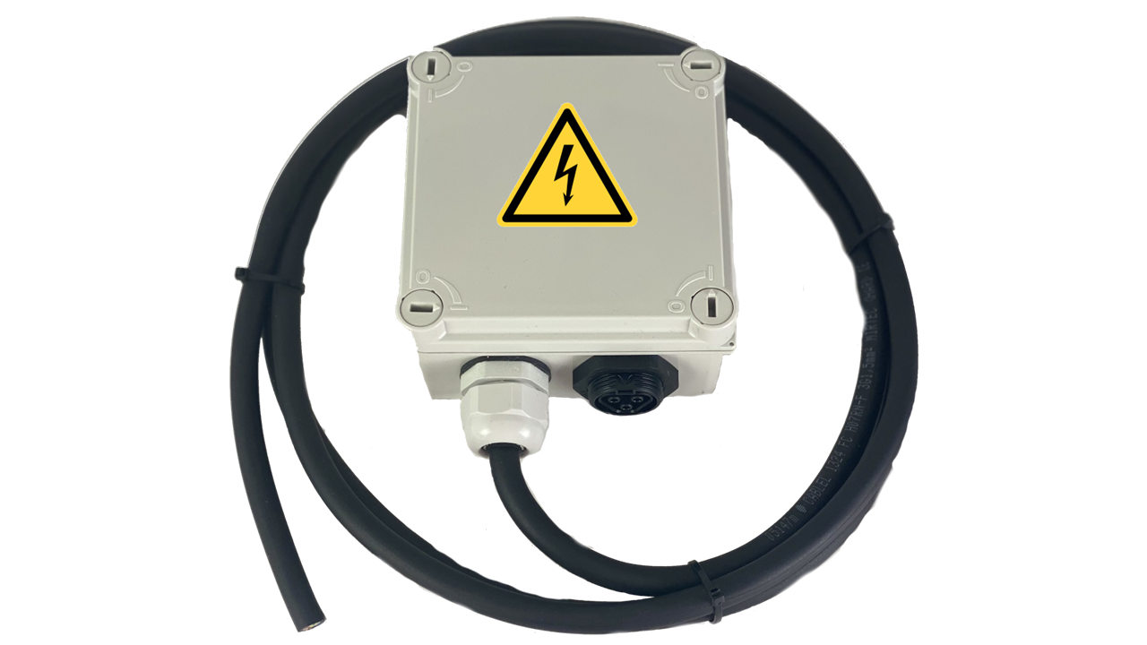 Einspeisesteckdose Wieland RST20 Aufputz / Wieland Steckdose für Mini-PV, Balkonkraftwerk / Kabel-Variante