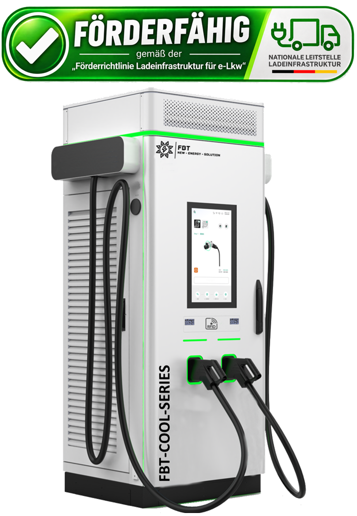 Flüssigkeitsgekühlter Supercharger 200-480 KW / DC Ladestation / Ladestation für LKW / Eichrechtskonform