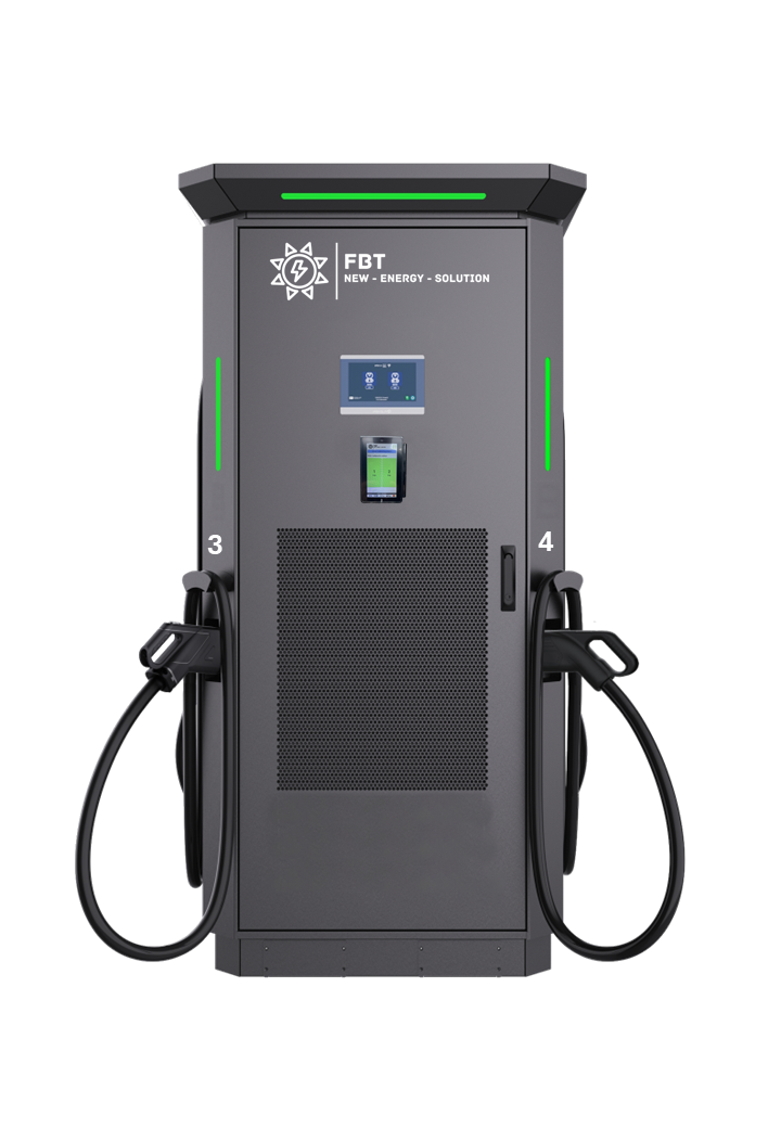 Supercharger 160-320 KW / DC-Ladegerät 160-320 KW / 4-Ladepunkte in einem / Eichrechtskonform