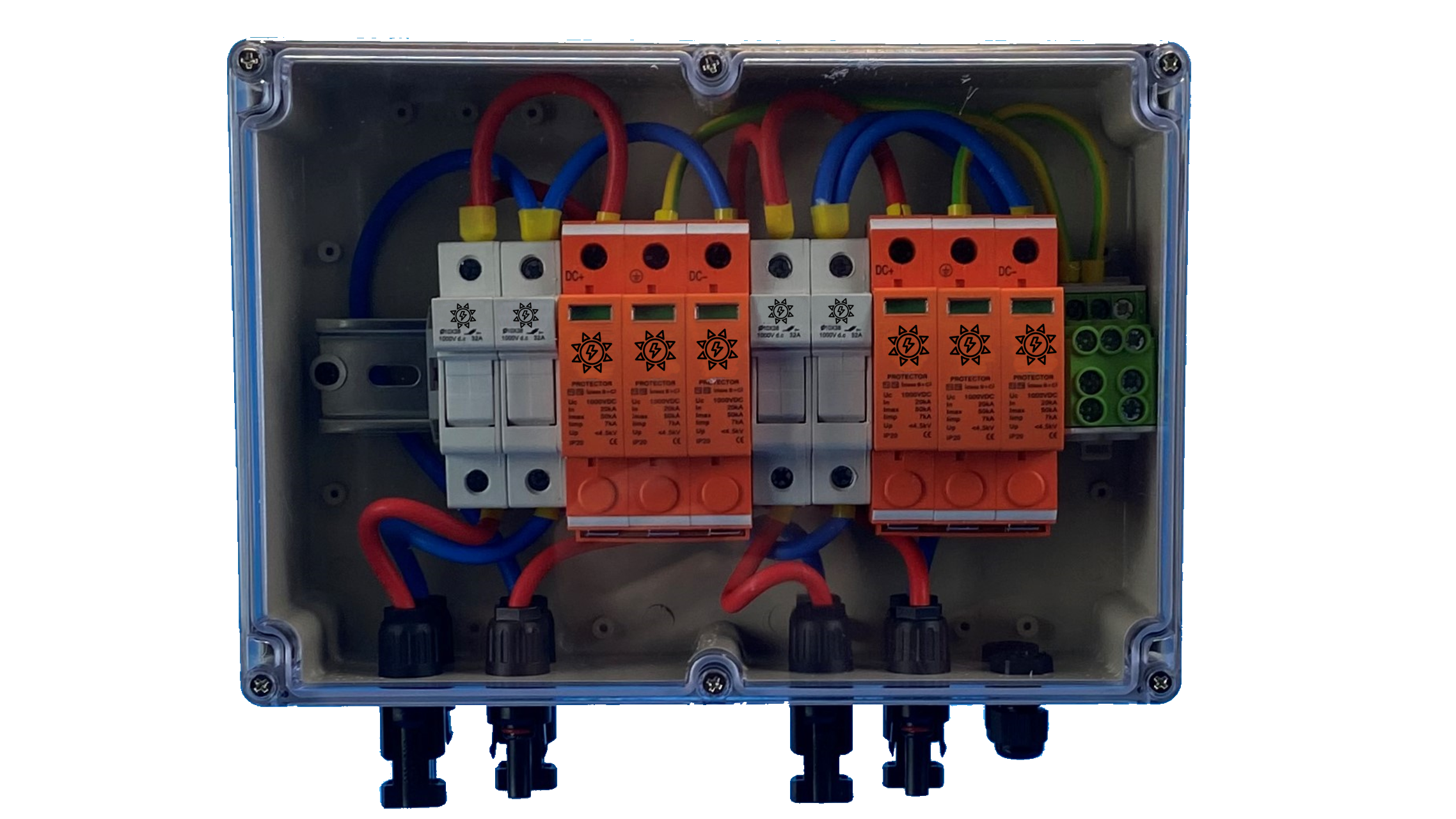 Dc Trennschalter 2 Strings 2x in Out 1200v 32a Pv Anlage MC Solar Phot