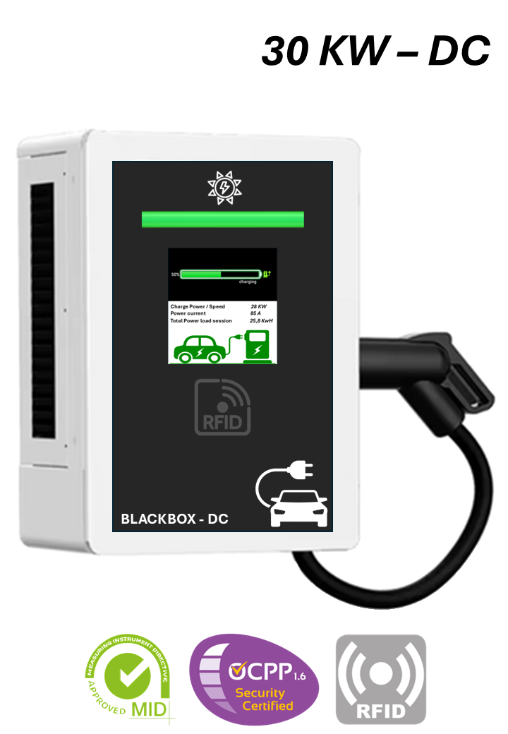 Supercharger 30 KW / DC Ladestation 30 KW / Schnellladegerät / BLACKBOX-DC