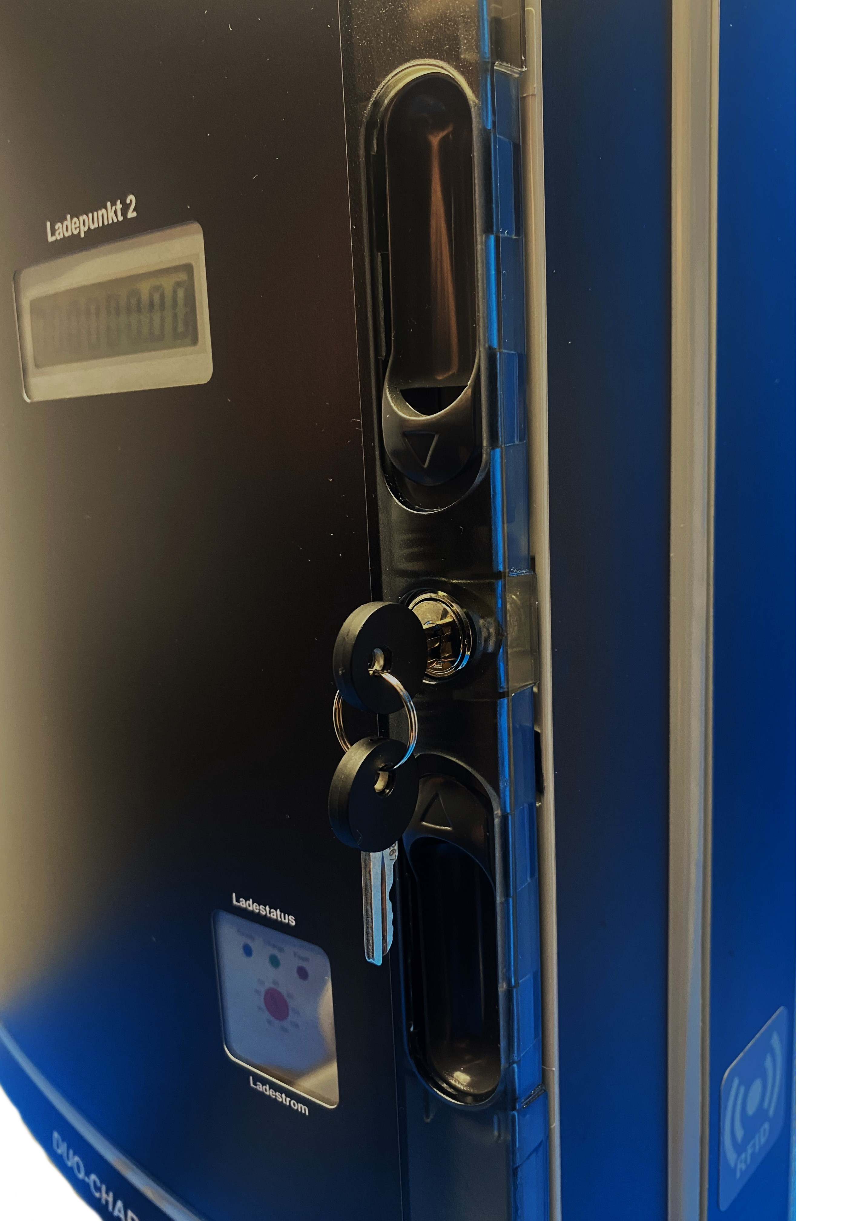Wallbox / Ladestation 11 kW / 2 Ladepunkte / DUO-CHARGE-PLUG & PLAY-11kW / Statisches Lastmanagement / MODBUS / RJ45 / Solarüberschuss / MID-Geeichte Zähler