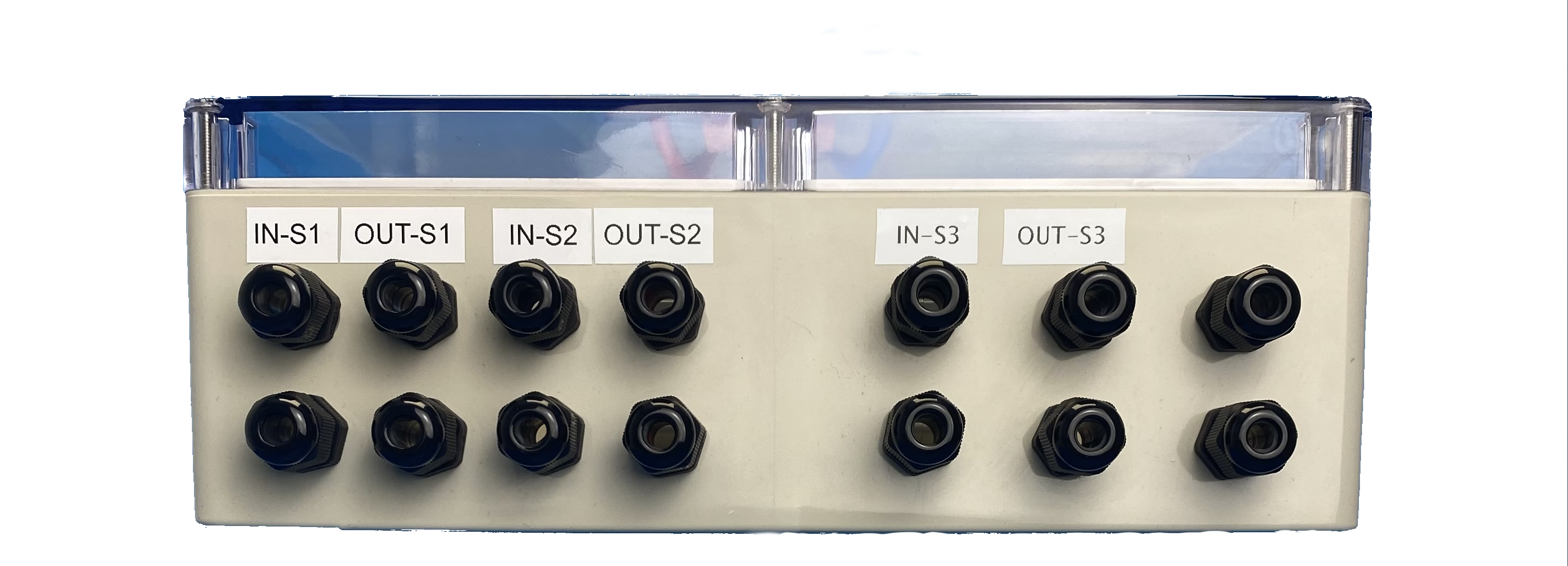 SOLAR GENERATOR CONNECTION BOX / Profi-Line / DC 3-STRING / T1+T2 / T2 / 3x overvoltage. Protection