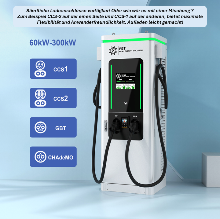 Supercharger 240 KW / DC Ladestation / Schnellladegerät / 60 - 300 KW