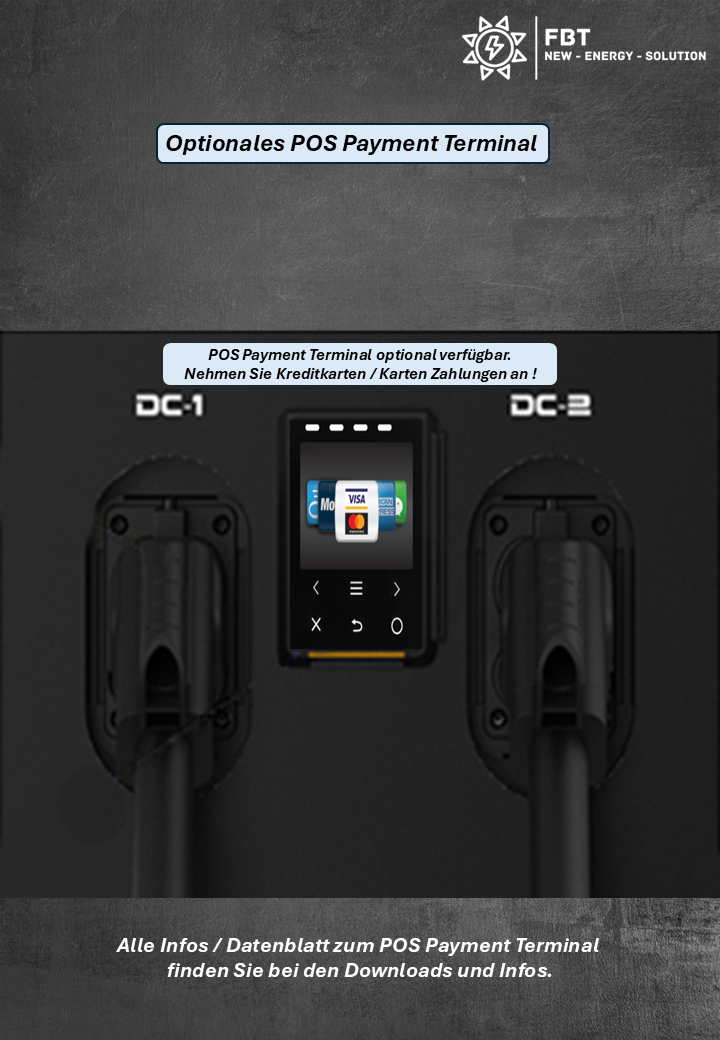 Supercharger 120 KW / DC Ladestation / Schnellladegerät / 60 - 300 KW